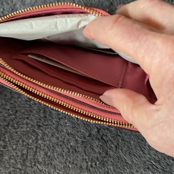 NWT COACH Double Corner Zip Wristlet - Picture 6 of 11